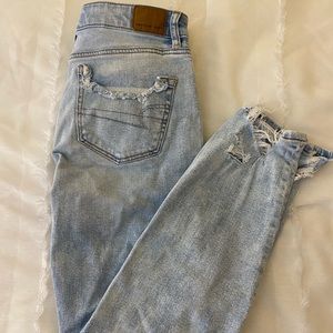 American Eagle Ripped Mom Jeans - Size 2